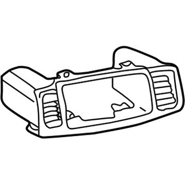 Toyota 55406-02080-B0 Radio Bezel