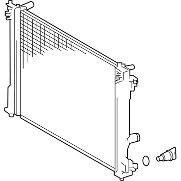 2022 Toyota RAV4 Prime Radiator - 16400-31690