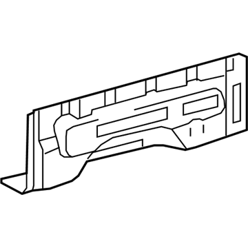 Toyota 65826-0C070 Panel, Rear Body Side, Inner RH