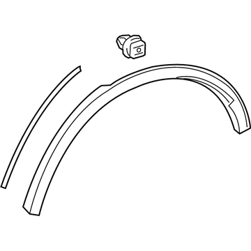 Toyota 75605-F4010 MOULDING Sub-Assembly, Q