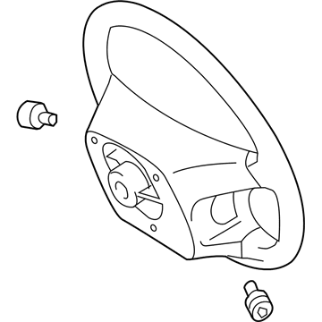 Toyota 45100-28340-E0 Steering Wheel