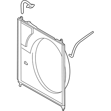 Toyota 16711-38120 Shroud Assembly