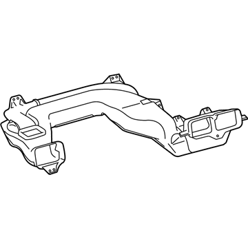 Toyota 55085-74010 Duct Sub-Assembly, HEATE