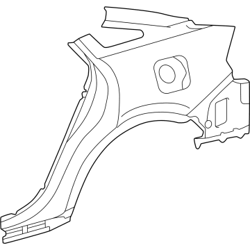 Toyota 61601-30A30 PANEL SUB-ASSY, QUAR