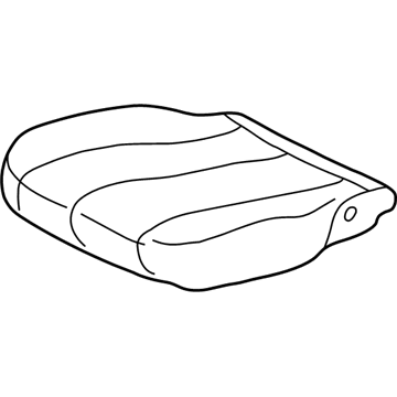 Toyota 71072-AA270-A0 Front Seat Cushion Cover, Left(For Separate Type)