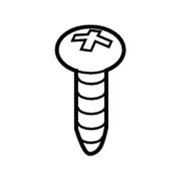 Toyota 93560-A5016 Grille Assembly Screw