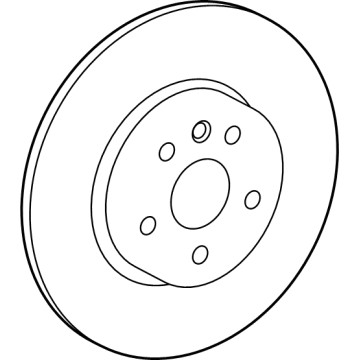 Toyota Crown Brake Disc - 42431-F6010