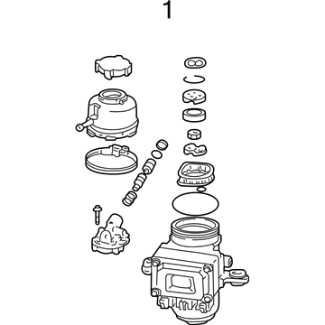 Toyota 44310-17060 Power Steering Pump