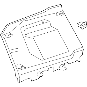 Toyota 62480-12190-B0 Garnish Assy, Roof Side, Inner LH