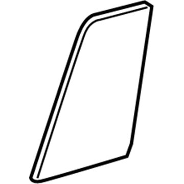 Toyota 68123-0E030 Glass, Rear Door Quarter Window