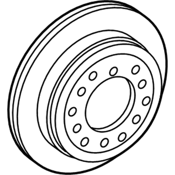 Toyota 42431-60311 Rear Rotor