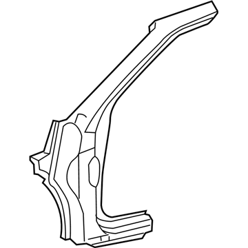 Toyota 61131-AC011 Pillar, Front Body, Upper Outer RH