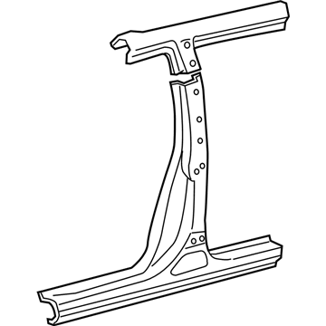 Toyota 61311-AC010 Pillar, Center Body, Outer RH