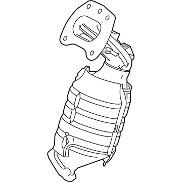 2024 Toyota Camry Catalytic Converter - 17140-0P410