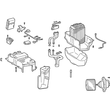 Toyota 87030-60021 Evaporator Assembly