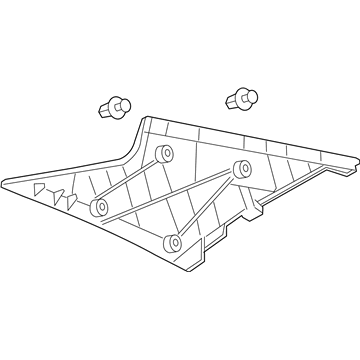 Toyota 62470-06230-B0 Upper Quarter Trim