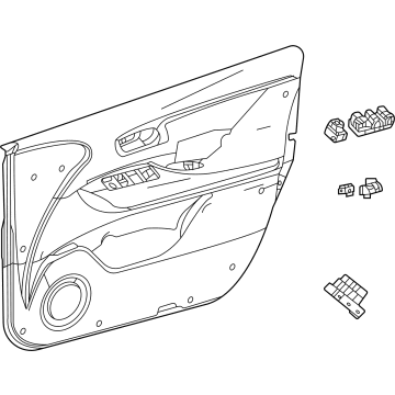 Toyota 67620-62010-C6 Panel Assembly, Front Door