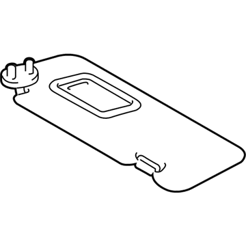 Toyota 74320-52F90-B0 Sunvisor