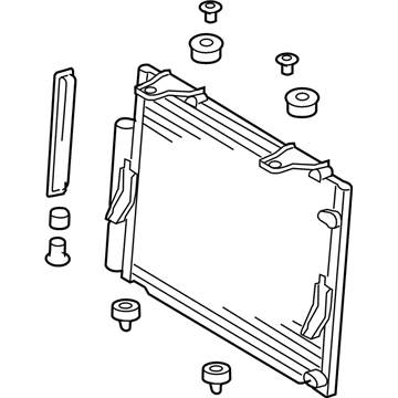 Toyota 88350-0C010 Condenser Assembly