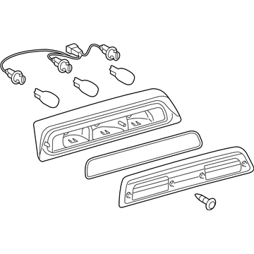 Toyota 81570-0C051 High Mount Lamp