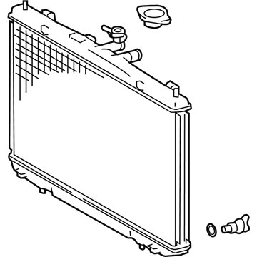 2020 Toyota Sienna Radiator - 16400-0P370