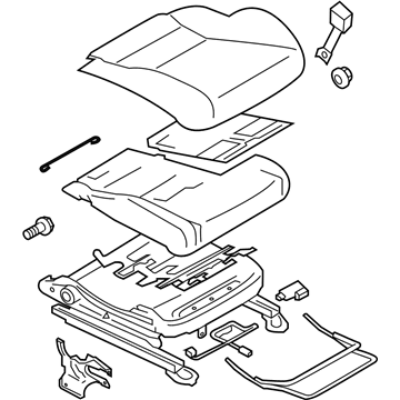 2013 Scion FR-S Seat Cushion - SU003-04406