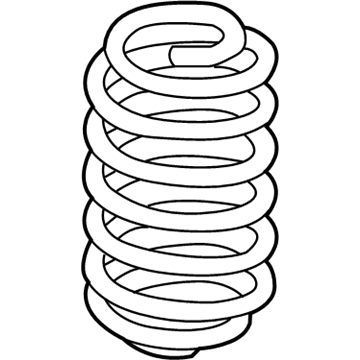 Toyota 48231-47330 Spring, Coil, Rear