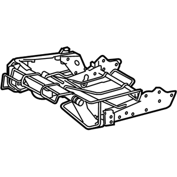 Toyota 71015-0E100 Frame Sub-Assembly, Rear Seat