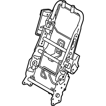 Toyota 71017-0E100 Frame Sub-Assembly, Rear Seat