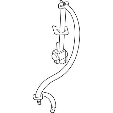 Toyota 73560-35040-A1 Belt & Retractor