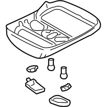 Toyota 63650-0C061-B0 Console Assembly