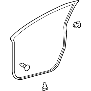 2011 Toyota Matrix Weather Strip - 67861-02210