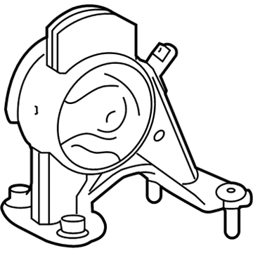 Toyota 12371-36190 Rear Mount