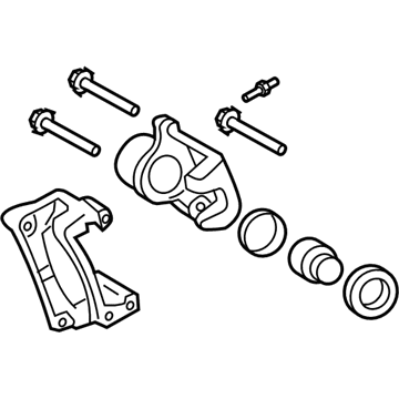 2014 Toyota Tacoma Brake Caliper - 47750-04080