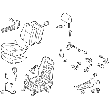 Toyota 71200-0CB31-B1 Seat Assembly, Front LH