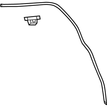 Toyota 63248-52020 Hose, Sliding Roof Drain