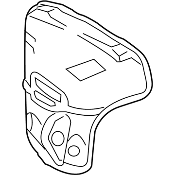 Toyota 17167-28040 INSULATOR, Exhaust Manifold Heat