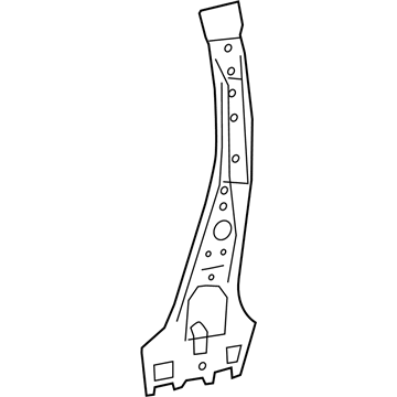 Toyota 61306-02110 Inner Center Pillar, Lower Driver Side