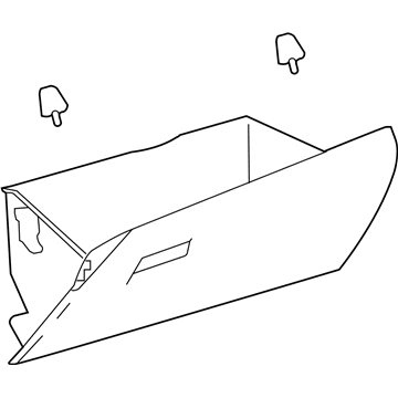 Toyota 55550-02400-C0 Door Assembly, Glove Compartment