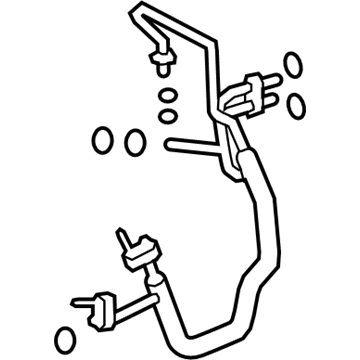 Toyota 88710-0C170 Pipe, Cooler Refrigerant Liquid, B