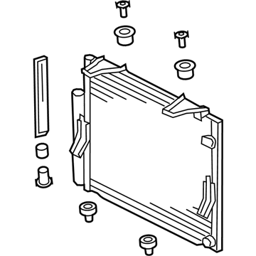 2018 Toyota Tundra A/C Condenser - 88460-0C101