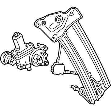 Toyota 69083-06010 Guide Sub-Assy, Quarter Window, RH