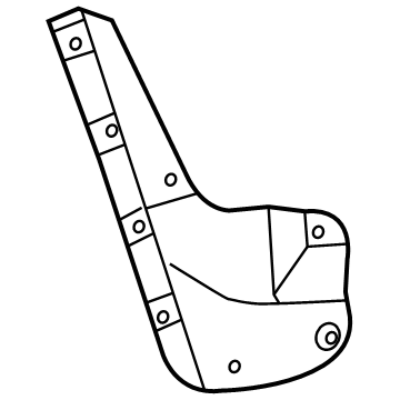 Toyota 76625-35250 MUDGUARD, Quarter Panel