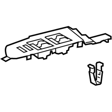 Toyota 74232-02E70-C0 Switch Bezel