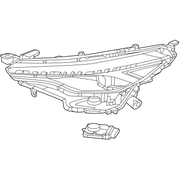 Toyota 81150-0A230 HEADLAMP ASSY, LH