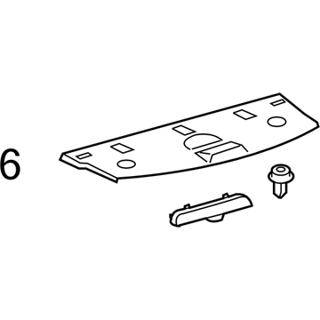 Toyota 64330-AC070-A0 Package Tray Trim