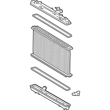 Toyota 16410-AZ031 Radiator Assembly