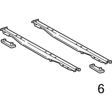 Toyota 65170-0C020 Cross Sill