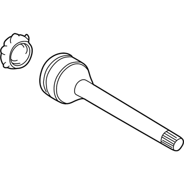 Toyota 43040-06060 Front Cv Joint Inboard, Left