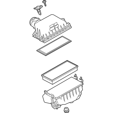 Toyota 17700-25101 Cleaner Assembly, Air W